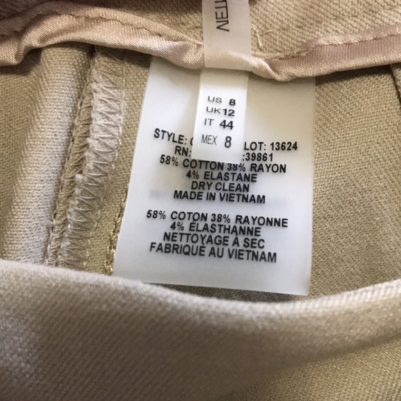 Elie Tahari size 8 cotton/ rayonne pants. - Picture 5 of 5